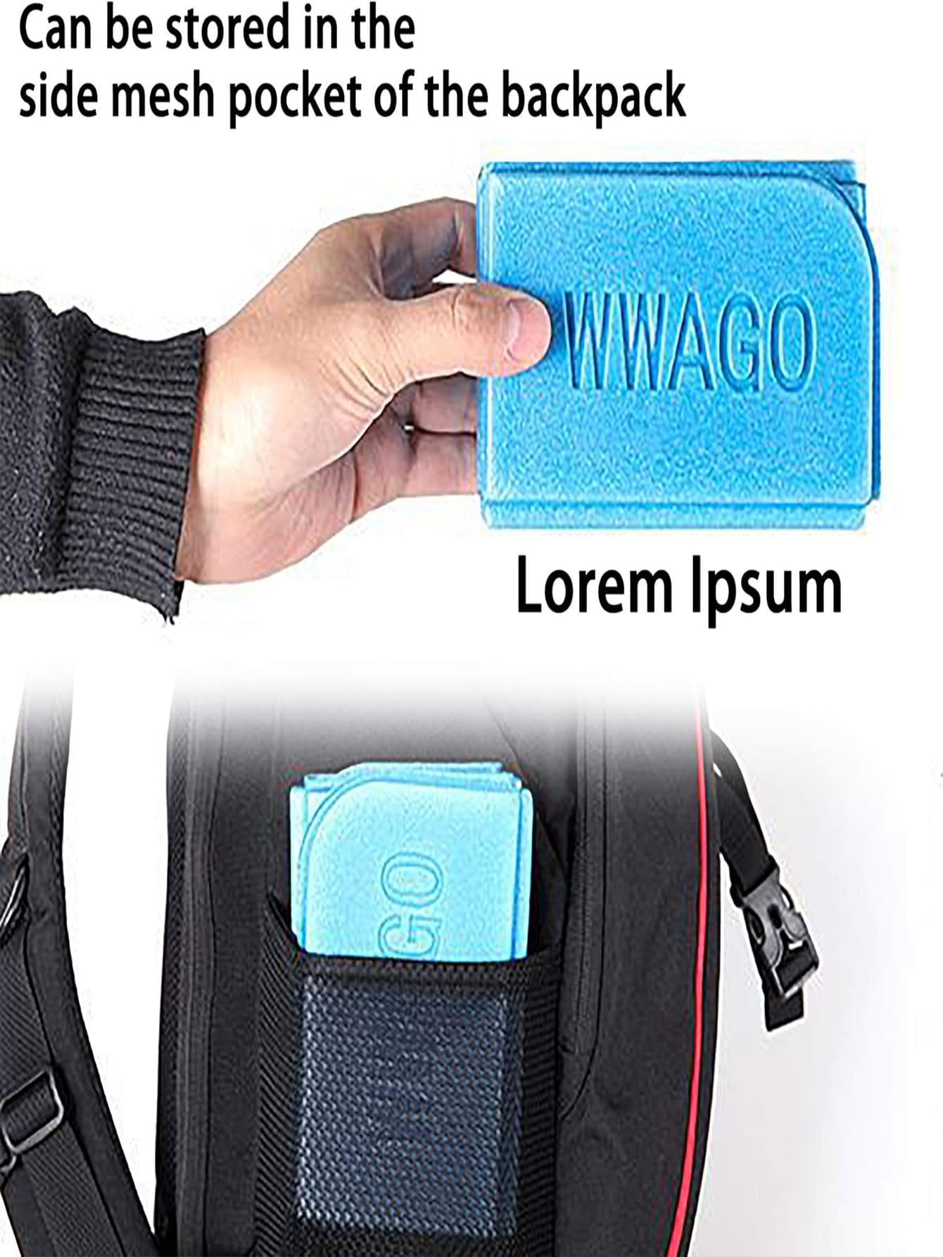 One-Piece Outdoor Camping Portable Folding Seat, Ultra-Light Foam Seat Cushion, Waterproof Pad, Park Moisture-Proof Seat Pad, Beach Pad, Heat-Insulating Outdoor Equipment, Saves Your Backpack Space And Reduces Weight. - Multicolor - View 1