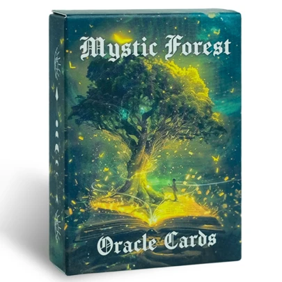 神秘魔法森林塔罗牌，派对聚会桌游卡牌，一款趣味互动休闲娱乐卡牌游戏，适合情侣和家庭，开启温馨沟通时刻，情人节和新年浪漫节日礼物