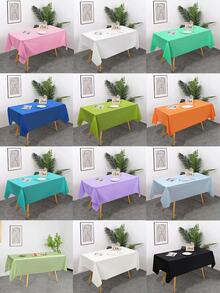 2 chiếc - Khăn trải bàn nhựa dùng một lần 137*183cm, (Hồng nhạt, Xanh da trời, Trắng, Đen) Khăn trải bàn đơn giản màu trơn dùng một lần cho tiệc tùng, Khăn trải bàn màu trơn cho bàn tráng miệng sinh nhật, Nhiều màu sắc để lựa chọn, Hình chữ nhật, Chất liệu PEVA, Thích hợp cho trường học, nhà bếp và nhà hàng, tiệc sinh nhật, đám cưới, tiệc mừng em bé, sự kiện tựu trường, ngày lễ, Ngày Valentine, Ngày của Mẹ, Lễ Phục sinh - 54*72 inch 2 cái - Xem 7