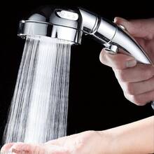 1pc Handheld Shower Head (Excluding Hose And Bracket) - High Pressure Water-Saving 360° Rotatable Adjustable Shower Head With Switch And 3 Spray Modes, Suitable For RV, Camper, Bathroom - Multicolor - View 7