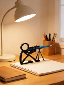 1件装3D打印简笔画人物铅笔架，包含笔筒、笔盒、桌面摆件、学习办公用品、文具和桌面雕塑。学生礼物，圣诞节和新年礼物。 - 彩色 - 查看 6