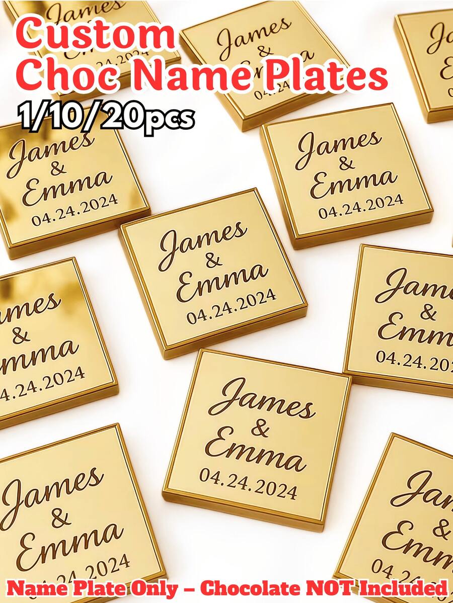 1/10/20 chiếc, Thẻ quà tặng sô cô la cưới tùy chỉnh, Thẻ quà tặng sô cô la đính hôn, Thẻ quà tặng sô cô la gương cưới, Thẻ quà tặng khách mời, Văn bản tùy chỉnh, Thích hợp cho đám cưới, tiệc tùng, quà cầu hôn, quà kỷ niệm, quà Valentine, trang trí tiệc, trang trí nhà cửa, quà sinh nhật, quà tặng đám cưới, quà tặng cá nhân hóa, đồ trang trí đám cưới, đồ trang trí đám cưới