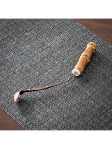 1 Piece. Purple Bamboo Whip, Bronze Alloy, Matcha Powder Spoon, Four Treasures, Ink Spoon, Tea Ceremony Accessories, Teaspoon - Multicolor - View 12