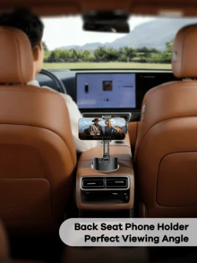 REMAX 2-In-1 Universal Cup Holder Extender; 1-Second Quick Installation, Height & Angle Adjustable; Fits 3.37" - 3.7" Cup Bottom; Stable Non-Slip Design, Suitable For Car, Treadmill, Golf Cart Etc.; Retractable Car Accessory; Car Essential; Automotive Supplies - Black - View 4