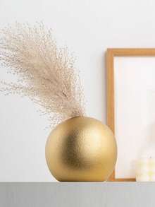 1 Bình hoa hình cầu màu vàng, Trang trí nghệ thuật hoa cho nhà cửa, Bình hoa hình cầu kiểu Bohemian mờ, Món đồ trang trí ấm cúng và thoải mái. Hình dáng tròn nhẵn, Nghệ thuật cắm hoa trang trí nhà cửa, Vật trang trí trung tâm cho bàn ăn/đám cưới, phòng ăn, văn phòng, Trang trí phòng khách màu vàng, Lý tưởng cho trang trí ngày lễ và quà tặng sinh nhật/tốt nghiệp. - Vàng - Xem 10