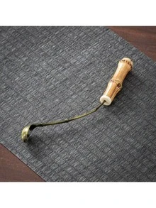 1 Piece. Purple Bamboo Whip, Bronze Alloy, Matcha Powder Spoon, Four Treasures, Ink Spoon, Tea Ceremony Accessories, Teaspoon - Multicolor - View 16