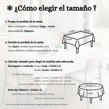 Mantel impermeable liso 6 colores -Repelente de líquidos y suciedad- 5 medidas disponibles: 140x140cm, 140x180cm, 140x240cm, 140x280cm y 140 redondo - Beis - Ver 4