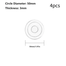 4Pcs Silicone Non Slip Pad Anti Moving Table Foot Mat Bed Foot Antislip Fixator Clear Anti Vibration Pads Furniture Gasket - Multicolor - View 12