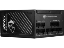 MSI MPG A850GS PCIE5, Fully Modular Gaming 850W Power Supply, 80+ Gold, Dual 12V-2x6 Cables, Server-Grade Capacitor, ATX 3.1 & PCIe 5.1 Ready, Low-Noise, Semi Digital, 10 Year Warranty - US B Type Plug(110-127V) - View 5