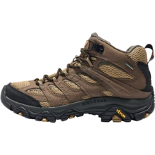 MERRELL MOAB 3 SYN MID GTX 男士高帮户外徒步靴，减震、耐磨、防水 - 棕 - 查看 6