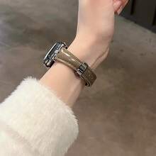 1 Pc Soft Leather Loop Compatible With Apple Watch Band For Women Sport 38mm 40mm 41mm 42mm 44mm 45mm 46mm 49mm , Strap Compatible With Apple Watch Series 10/9/8/7/6/5/4/3/2/1 SE Ultra