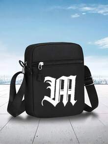 1pc/2pcs Letter Graphic Print Unisex Baseball Cap And Crossbody Bag Set, Street Fashion Outdoor Sports Adjustable Flat Brim Cap And Shoulder Bag, Gift For Yourself Or Friends - Multicolor - View 11