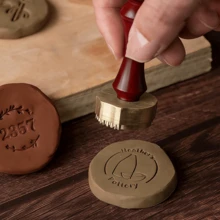 1 Set 3cm Customized Clay Pottery Stamp Kit - Personalize With Your Own Design, Create Unique Imprints In Clay - 3cm - View 10