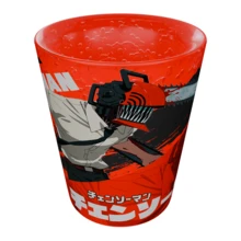 Crunchyroll SHOT  & DENJI GLASS 2 PIECES - CHAINSAW - Burnt Orange - View 5
