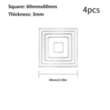 4Pcs Silicone Non Slip Pad Anti Moving Table Foot Mat Bed Foot Antislip Fixator Clear Anti Vibration Pads Furniture Gasket - Multicolor - View 13