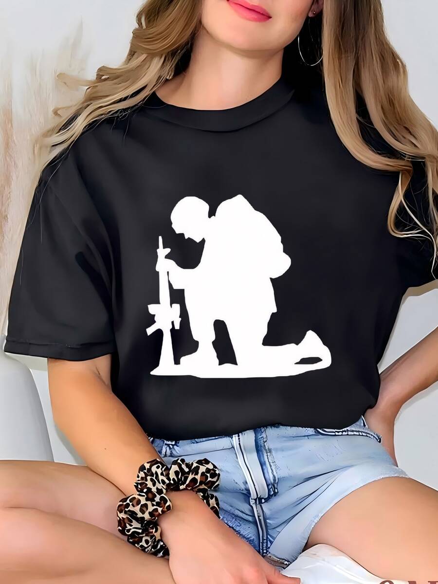 Camiseta De Soldado Hamilton, Camiseta De Revolucionaria, Camiseta De Personaje Musical De , Camiseta Inspirada En Lin-manuel Miranda, Drama Camiseta - Negro - Ver 1