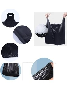 50/100 túi rác nhà bếp di động, thích hợp cho thùng rác trong văn phòng, phòng khách, nhà bếp và phòng tắm - Chất liệu dày dặn, độ đàn hồi tốt, không mùi và đa năng: Túi rác miệng phẳng thích hợp cho nhà bếp, phòng khách, phòng ngủ, phòng tắm, phòng ăn và văn phòng trong nhà, cũng như trong ô tô và khu vực ngoài trời. - màu đen - Xem 8