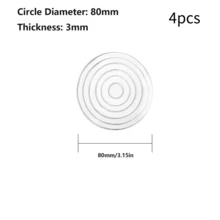 4Pcs Silicone Non Slip Pad Anti Moving Table Foot Mat Bed Foot Antislip Fixator Clear Anti Vibration Pads Furniture Gasket - Multicolor - View 18