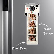 Customized Photo Fridge Magnets For Home Decor, Personalized Couple Family Dog And Cat Photo Magnets, Custom Face Fridge Magnets For Mothers And Friends - Color - View 13