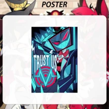 Haz/Bin Hotel Poster, Anime Poster, Anime Fans Merchandise, Vox Poster, Self-Adhesive Poster, Decorative Poster, Can Be Pasted On Walls In Living Room, Bedroom, And Other Spaces, Also Suitable For Decorating Imperfect Walls, Beautiful Decorative Gift - Multicolor - View 19