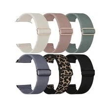 6条/套编织单环表带，兼容 Ultra 38mm 40mm 41mm 42mm 46mm 44mm 45mm 49mm，男女通用；18mm 20mm 22mm通用尼龙弹力表带，兼容三星Galaxy Watch/Garmin Watch/Amazfit Watch/Redmi Watch；柔软可调节尼龙透气运动表带，兼容Fitbit Versa2 Versa3 Versa4