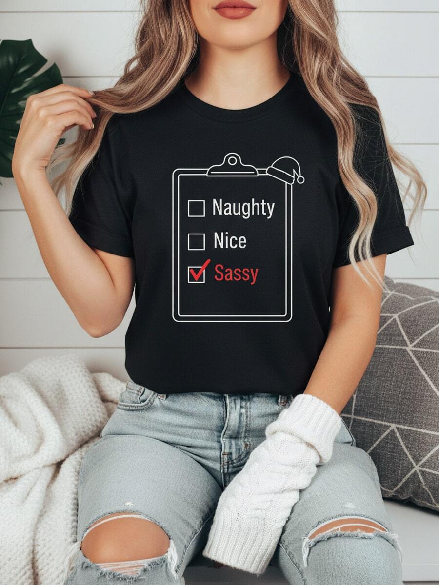 Funny Christmas T-Shirt Most Likely To Get Sy Matching Family Gift Humorous Holiday Slogan Tee5 - Black 5 - View 1