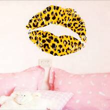 Leopard Lip Print Wall Stickers, Modern Self-Adhesive Wall Stickers, Home Decoration Stickers, Wall Stickers, Vinyl Stickers, Spring Decorations, Add Vitality To Your Home, Rama Decorative Stickers - Pink - View 9
