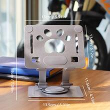 Foldable Flat Tablet Stand, 360 Degree Rotating Base, Adjustable Drawing Tablet Holder - Multicolor - View 8