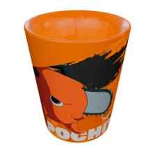 Crunchyroll SHOT  & DENJI GLASS 2 PIECES - CHAINSAW - Burnt Orange - View 3