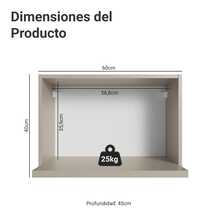 Mueble De Cocina Para Horno Madesa Nice 60cm Crema 2 - Beis - Ver 3