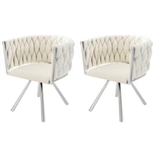 Dining Chairs - White - View 8