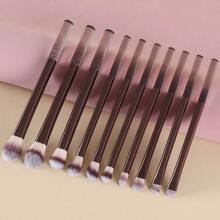 Bộ 10 cọ tán phấn mắt sợi nâu, cọ trang điểm mắt đa năng, nhỏ gọn tiện mang theo khi đi du lịch, bộ cọ trang điểm, bộ dụng cụ trang điểm, bộ cọ trang điểm hoàn chỉnh, bộ cọ trang điểm, bộ trang điểm đầy đủ, bộ cọ trang điểm, bộ quà tặng trang điểm, bộ sản phẩm, quà tặng kèm, cọ trang điểm chuyên nghiệp, bộ trang điểm hoàn chỉnh - màu nâu - Xem 8