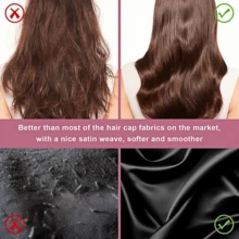 1 chiếc mũ ngủ bằng satin cao cấp, hoàn hảo cho tóc xoăn, tóc tết, tóc dreadlock và nhiều kiểu tóc khác. Thoải mái và giản dị, phù hợp cho ở nhà, mặc hàng ngày và khi ngủ. Sản phẩm chăm sóc tóc qua đêm này giúp tóc bạn khỏe mạnh suốt đêm. Một món quà lý tưởng cho ngày Valentine. Mũ ngủ, mũ trùm đầu ngủ. - Cà phê nâu - Xem 9