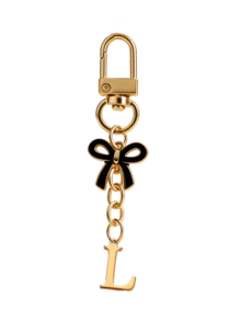 Black Bow Tie Letter Keychain Pendant, Letter Bow Tie Keychain, A-Z Letter Bag Charm, Personalized Letter Keychain, Suitable For Bags, Backpacks, Wallets, Earphone Cases, Car Keys, Graduation Season, Back To School Season, Wedding Season, Holiday Gifts, Birthday Gifts, Valentine's Day Gifts, Mother's Day Gifts And Other Small Gifts - Multicolor - View 21