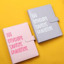 100 Envelopes Money Saving Challenge Binder, Money Saving Challenge Budget Binder With 100 Cash Envelopes, Money Saving Binder With Pre-Numbered Pockets, Easy And Fun Way To Save $5,050, Suitable For Valentine's Day, Ramadan, Back To School, Christmas, Birthdays, Graduations, And Other Occasions