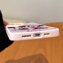 Disney.‌ Mickey And Minnie Patterned Phone Case With Hearts And Playful Designs. Compatible With IPhone 17, 16, 15, 14, 13, 12, And 11 Pro Models. Made Of TPU, Featuring Shockproof Protection. A Perfect Gift For Family, Friends, Birthdays, Valentine's Day, And Holidays. - Hồng - Xem 5