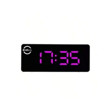 Ksbsts Minimalist LED Digital Alarm Clock, Large Screen Clock Suitable For Living Room, Bedroom And Office, Modern Desk Clock For Home Decor And Time Management - Multicolor - View 13