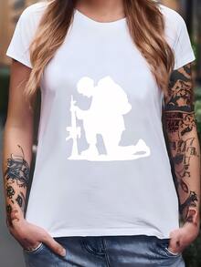 Camiseta De Soldado Hamilton, Camiseta De  Revolucionaria, Camiseta De Personaje Musical De , Camiseta Inspirada En Lin-manuel Miranda, Drama Camiseta - Blanco - Ver 1