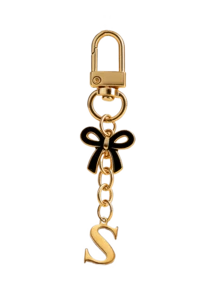 Black Bow Tie Letter Keychain Pendant, Letter Bow Tie Keychain, A-Z Letter Bag Charm, Personalized Letter Keychain, Suitable For Bags, Backpacks, Wallets, Earphone Cases, Car Keys, Graduation Season, Back To School Season, Wedding Season, Holiday Gifts, Birthday Gifts, Valentine's Day Gifts, Mother's Day Gifts And Other Small Gifts - Multicolor - View 14