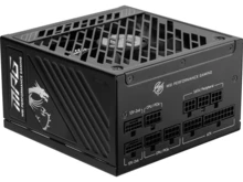 MSI MPG A850GS PCIE5, Fully Modular Gaming 850W Power Supply, 80+ Gold, Dual 12V-2x6 Cables, Server-Grade Capacitor, ATX 3.1 & PCIe 5.1 Ready, Low-Noise, Semi Digital, 10 Year Warranty - US B Type Plug(110-127V) - View 3