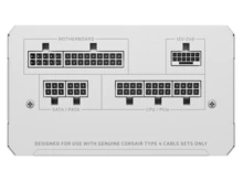 CORSAIR RM850e (2025) Fully Modular Low-Noise ATX Power Supply - ATX 3.1 & PCIe 5.1 Compliant - 105°C-Rated Capacitors - Cybenetics Gold Efficiency - US B Type Plug(110-127V) - View 5