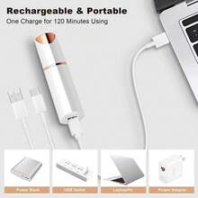 2-In-1 Electric Painless Hair Removal Device, Suitable For Women's Intimate Areas And Eyebrow Grooming - Multicolor - View 9