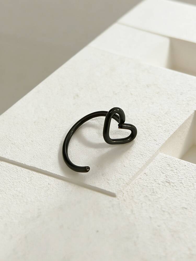 2 piezas Pendientes de aro para cartílago de la oreja, Joyería de nariz de acero inoxidable con diseño de alas en color dorado - Plateado - Añade 10