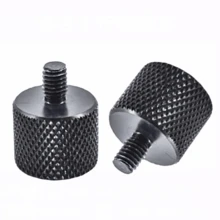 4pcs 1/4" Male To 3/8" Female Aluminum Alloy Camera Screw Adapter, 1/4" To M4 M5 M6 M8 M10 Converter Screws, Photography Equipment Accessories - Multicolor - View 5