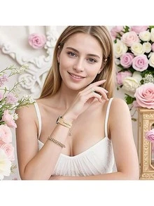 Glossy Floral Engraved Bands Compatible With Galaxy Watch 7 6 5 4 40mm 44mm/5 Pro/6 Classic 47mm/ Watch 4 Classic/Active 2, 20mm Soft Cute Silicone Sport Strap Compatible With Samsung Watch Bands Women - Watch 4/5/6/7-20mm - View 5