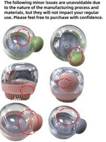 Pet Shampoo Brush With Liquid Shampoo, Scalp Massage Cleansing Tool For Pet Bathing - Multicolor - View 10