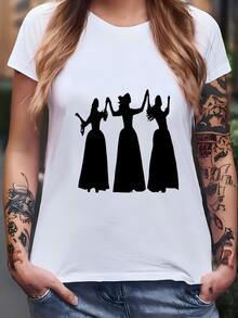 Hamilton También Es Una Revolución En La Camiseta De Baile, Tributo Al Movimiento De , Camiseta Coreográfica De Lin-manuel Miranda, Alexander Hamilton Camiseta - Blanco - Ver 2