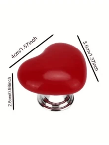 2个/4个心形马桶冲水按钮，美甲修容马桶水箱辅助工具 - 彩色 - 查看 6