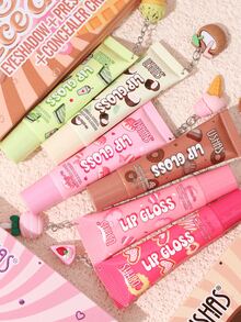 USHAS 保湿唇彩，6 种口味可选，滋养保湿，适合秋冬季唇部护理，可爱吊坠装饰，圣诞节和新年必备礼物 - #01 - 查看 9