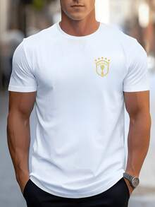 Men's Brazil World Cup T-Shirt, Unisex Shirt, 100% Cotton, Exclusive For Cheering. - trắng - Xem 1